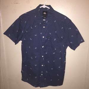 Quicksilver Short Sleeve Button Up